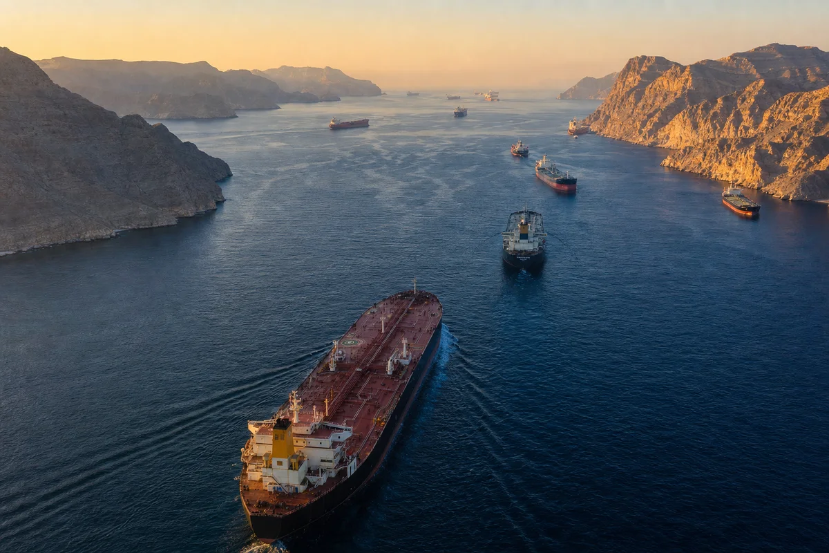 Petroliere nello Stretto di Hormuz