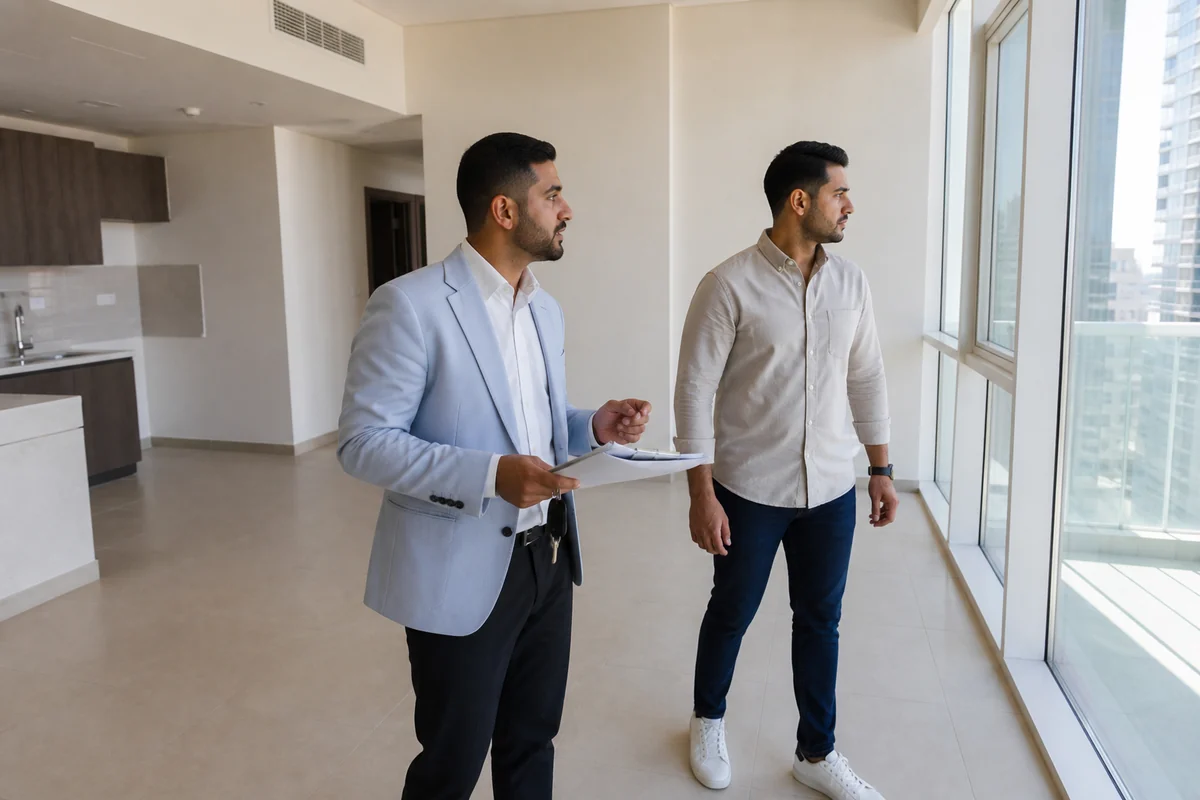 Checking a ready property in Dubai before purchase