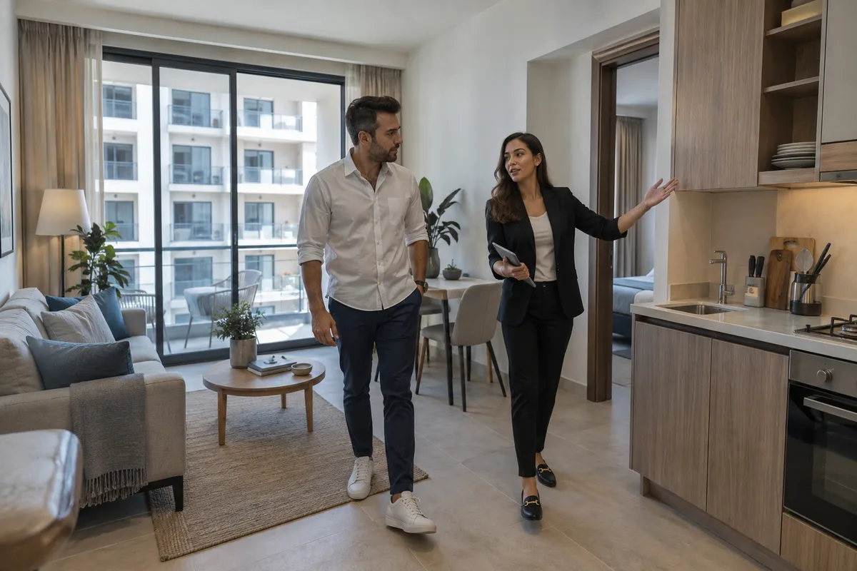 Valutazione del layout di un appartamento compatto a Dubai