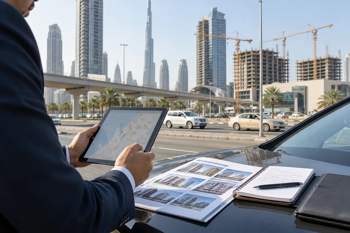 Infrastrutture e logistica a Dubai come parte della valutazione immobiliare