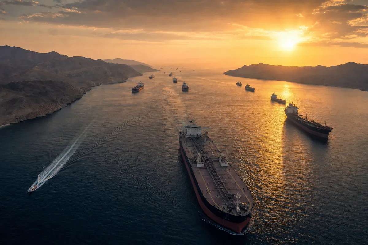 Hormuz Strait oil tankers crisis Dubai real estate 2026