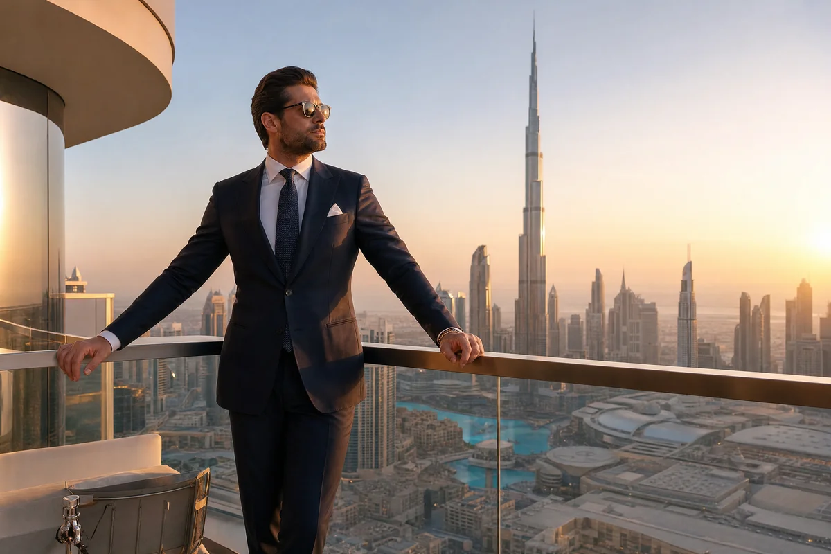 Investitore italiano appartamento lusso Dubai skyline 2026