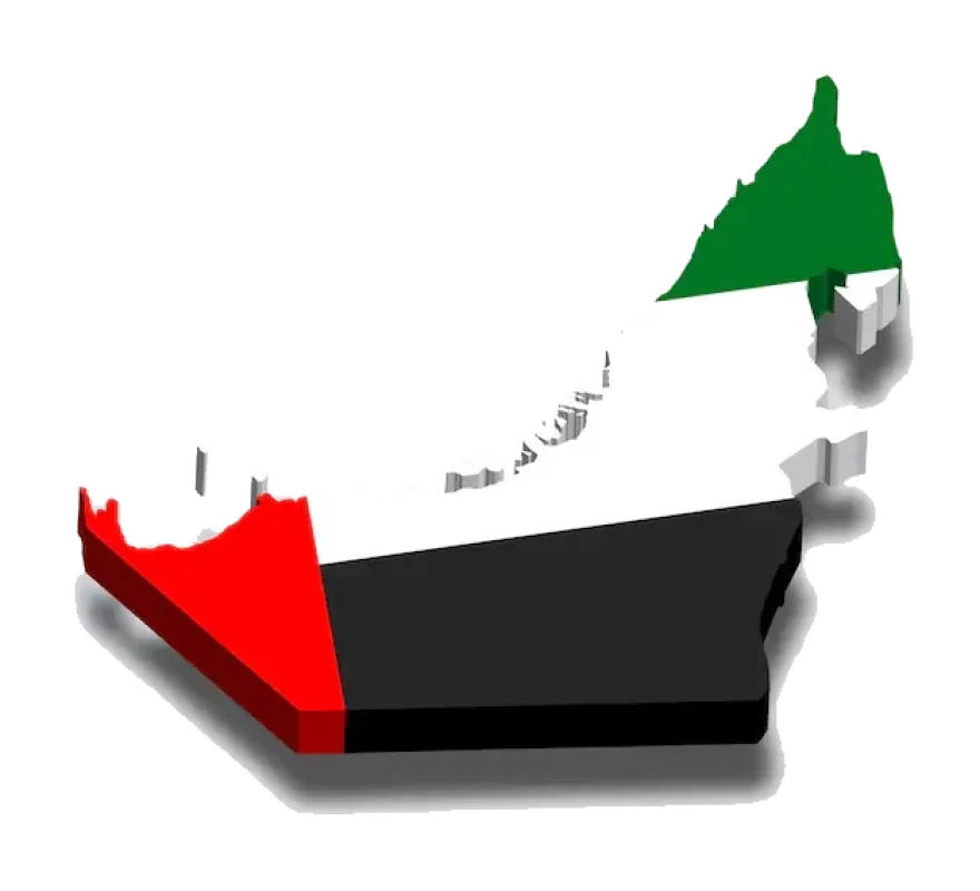 uae 3d map