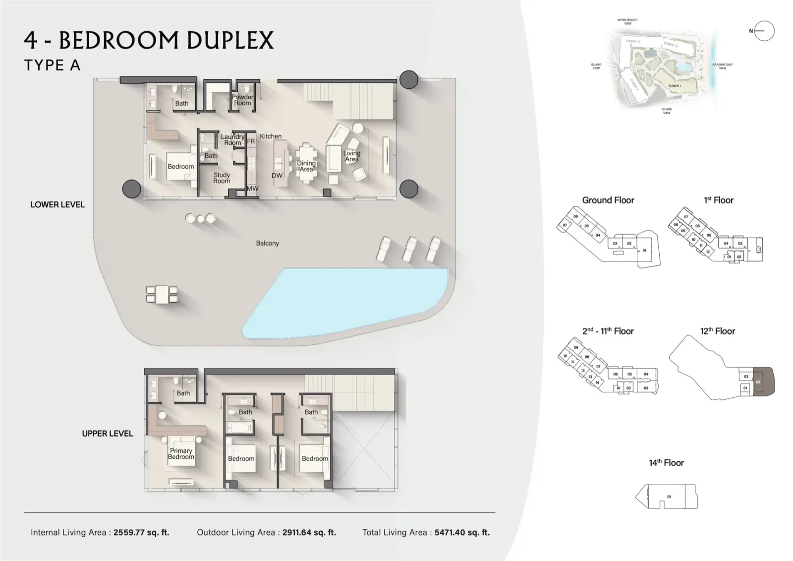Costa Mare   Floor Plan   Tower I 16