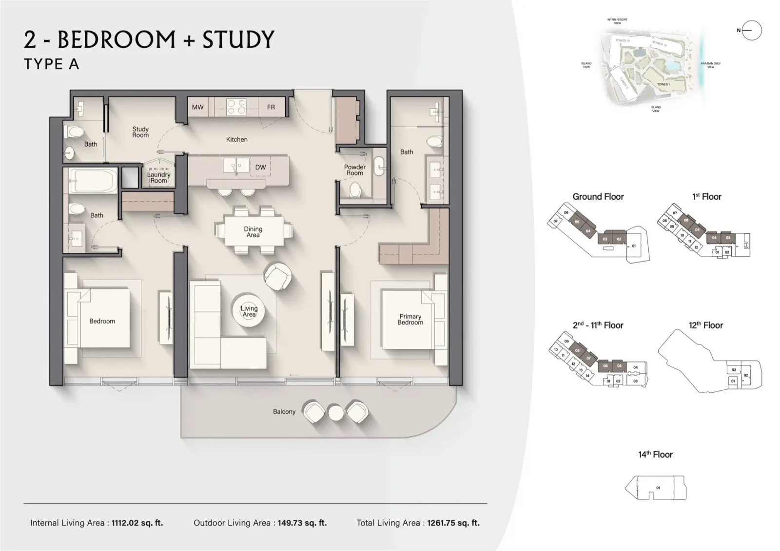 Costa Mare   Floor Plan   Tower I 30