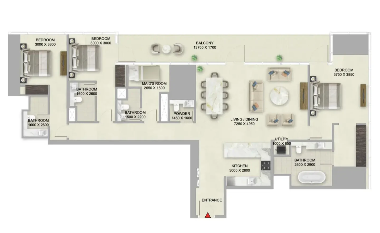 planimetria 3br