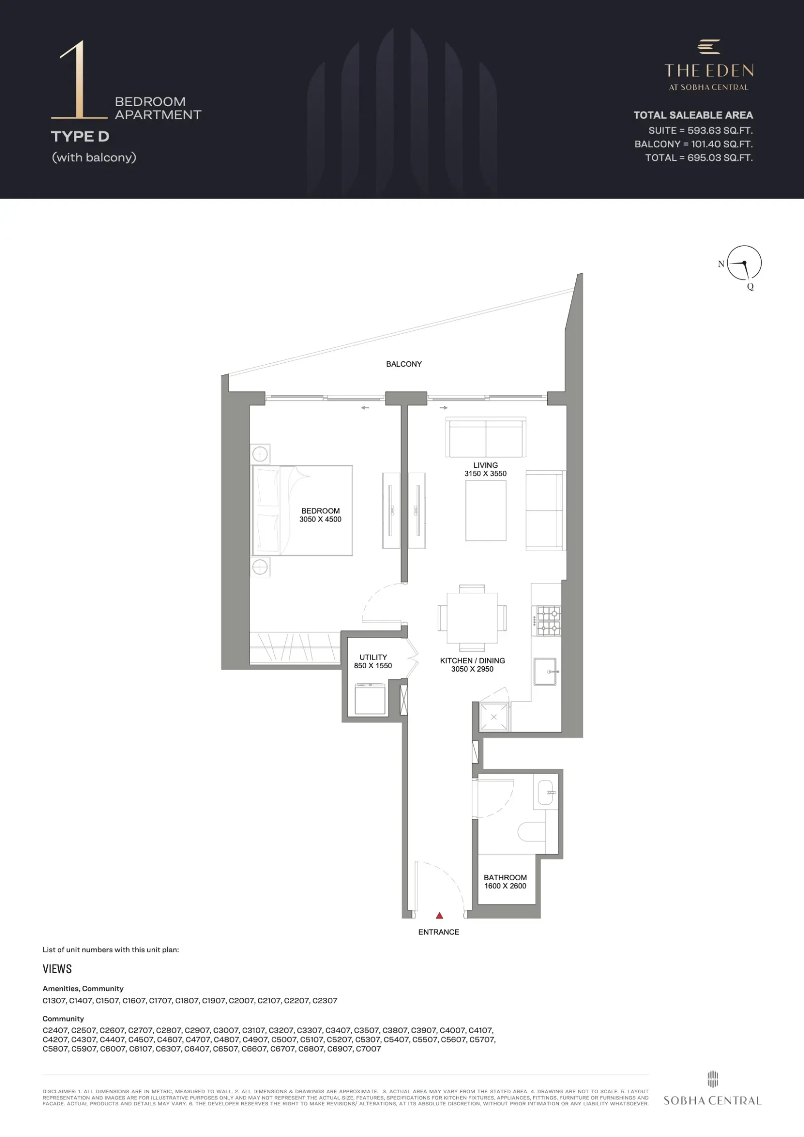 Sobha Central Brochure   The Eden 45