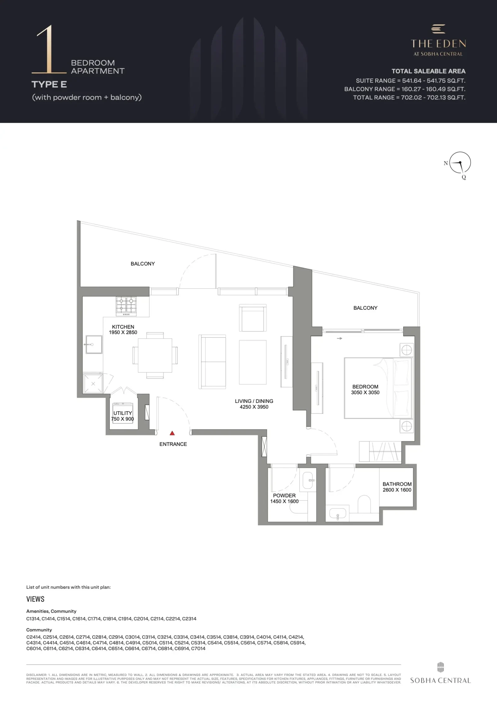 Sobha Central Brochure   The Eden 47