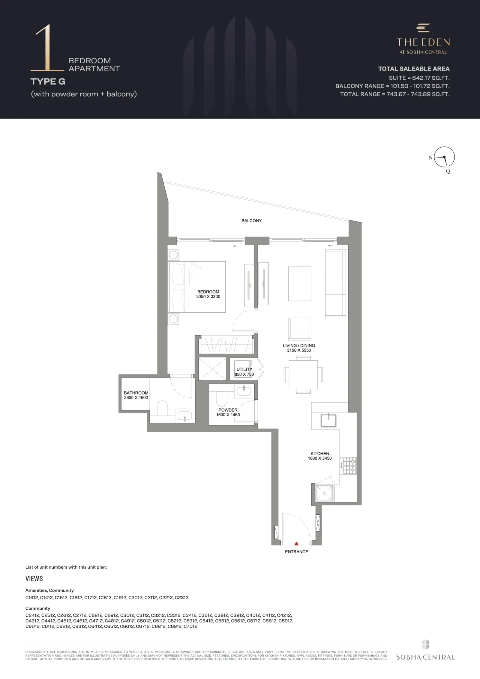 Sobha Central Brochure   The Eden 51