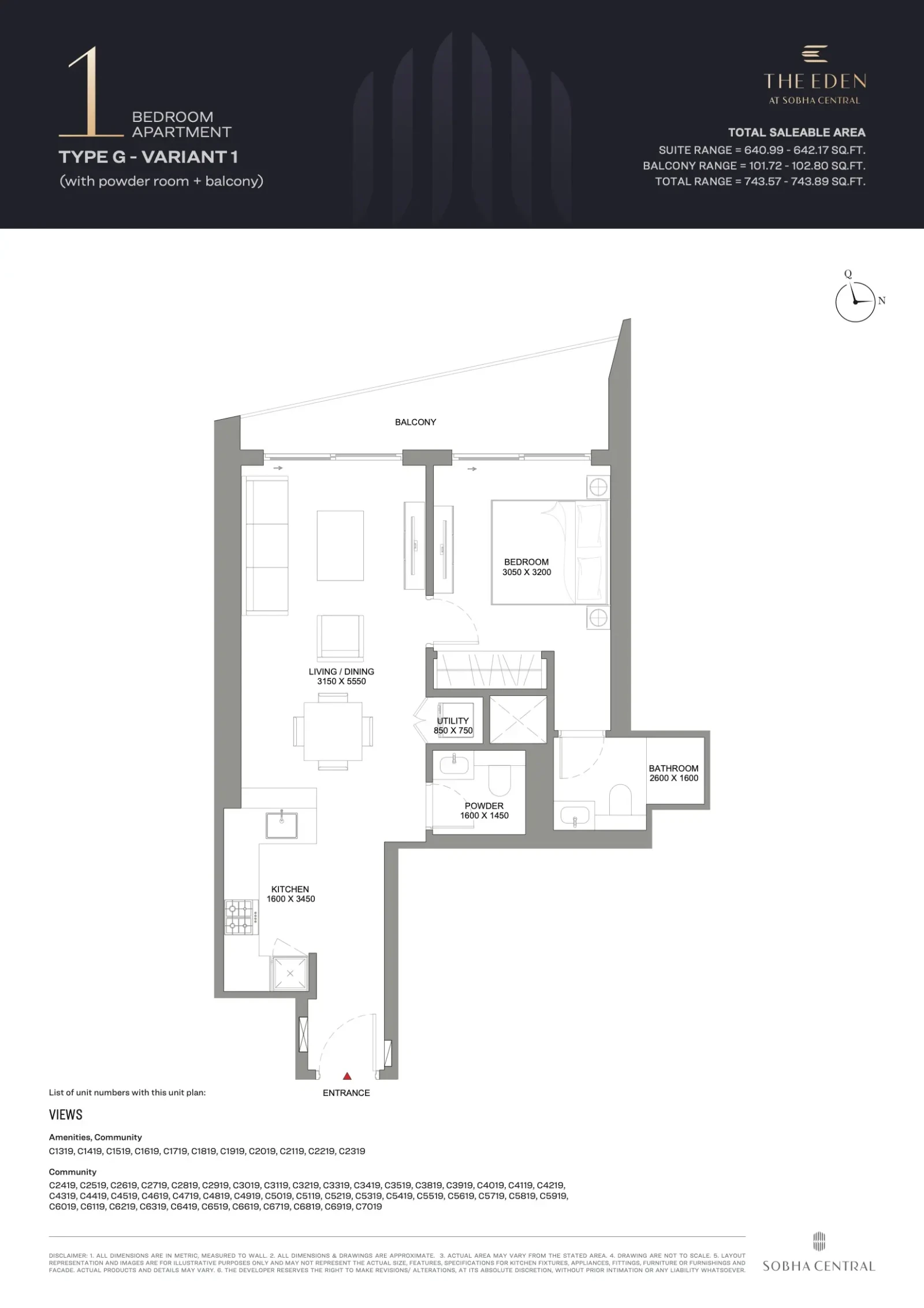 Sobha Central Brochure   The Eden 53