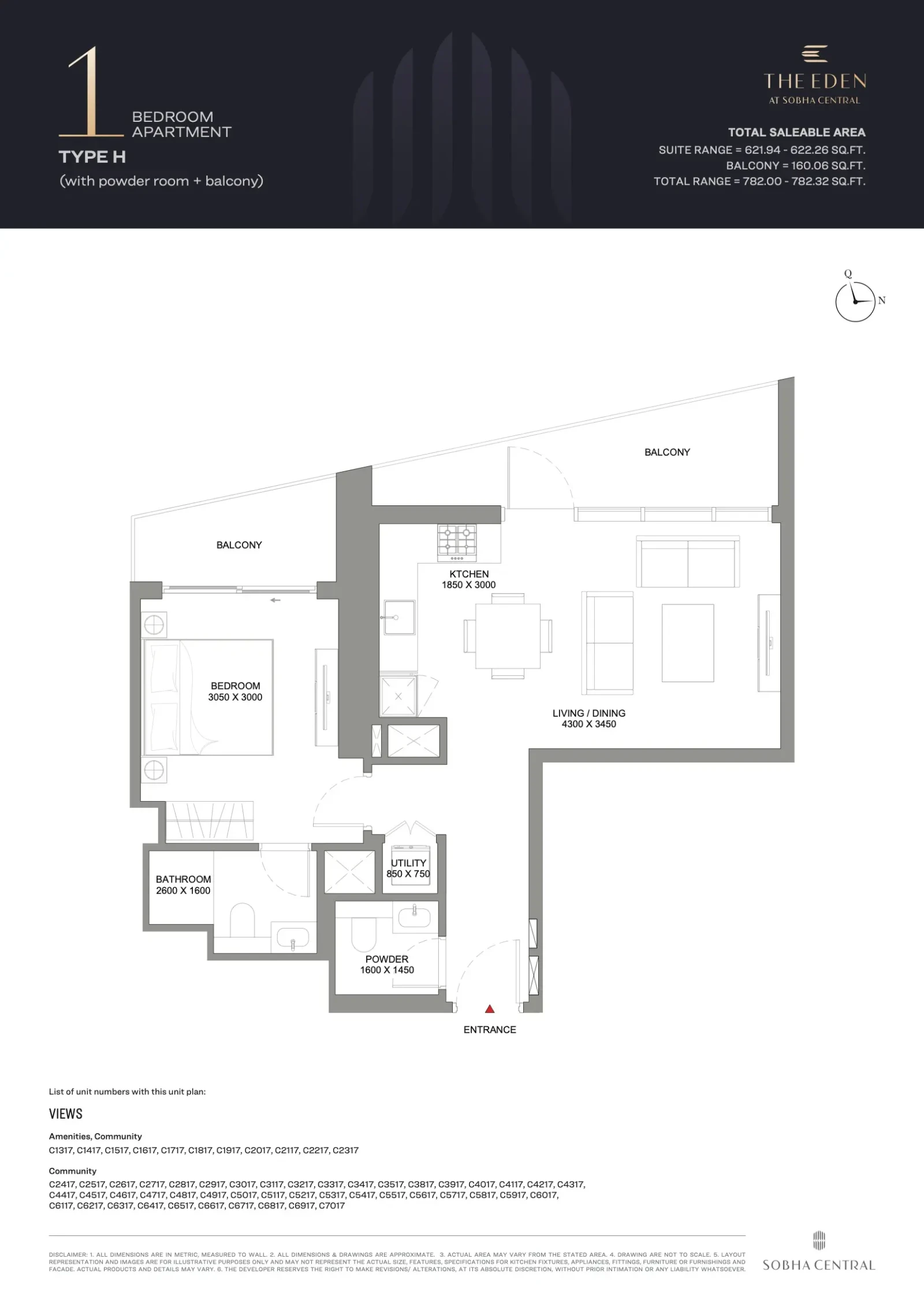 Sobha Central Brochure   The Eden 55