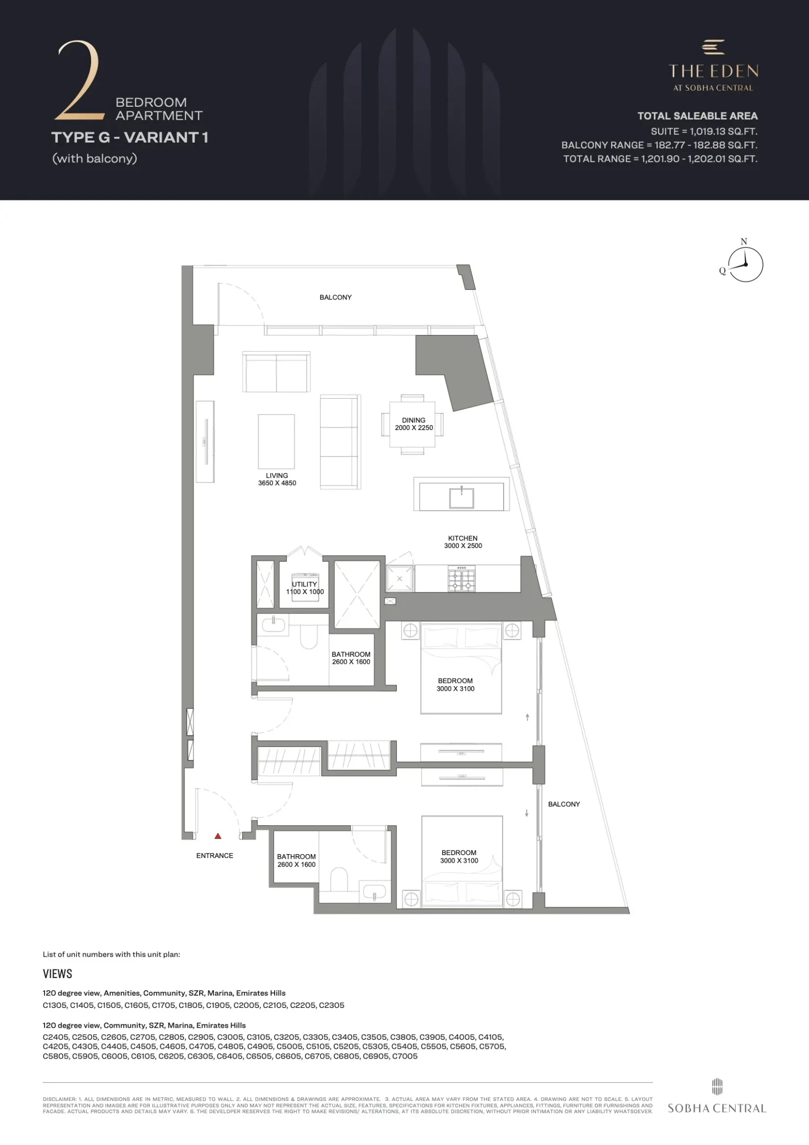 Sobha Central Brochure   The Eden 63